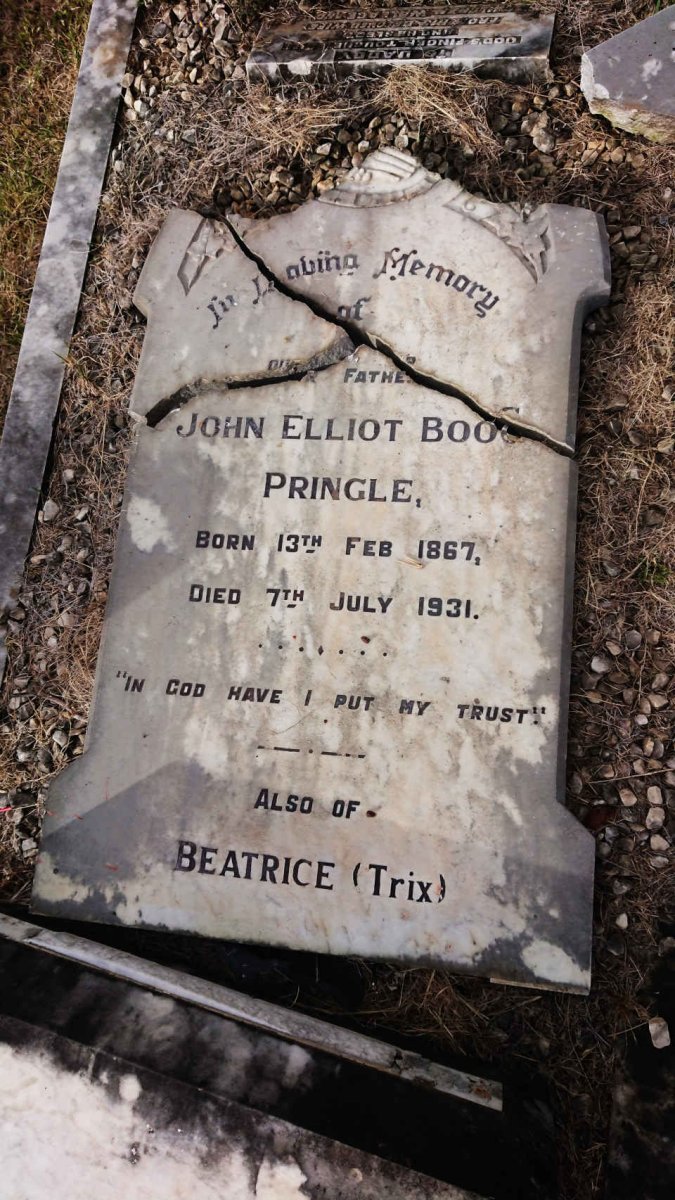 PRINGLE John Elliot Boog 1867-1931 & Beatrice