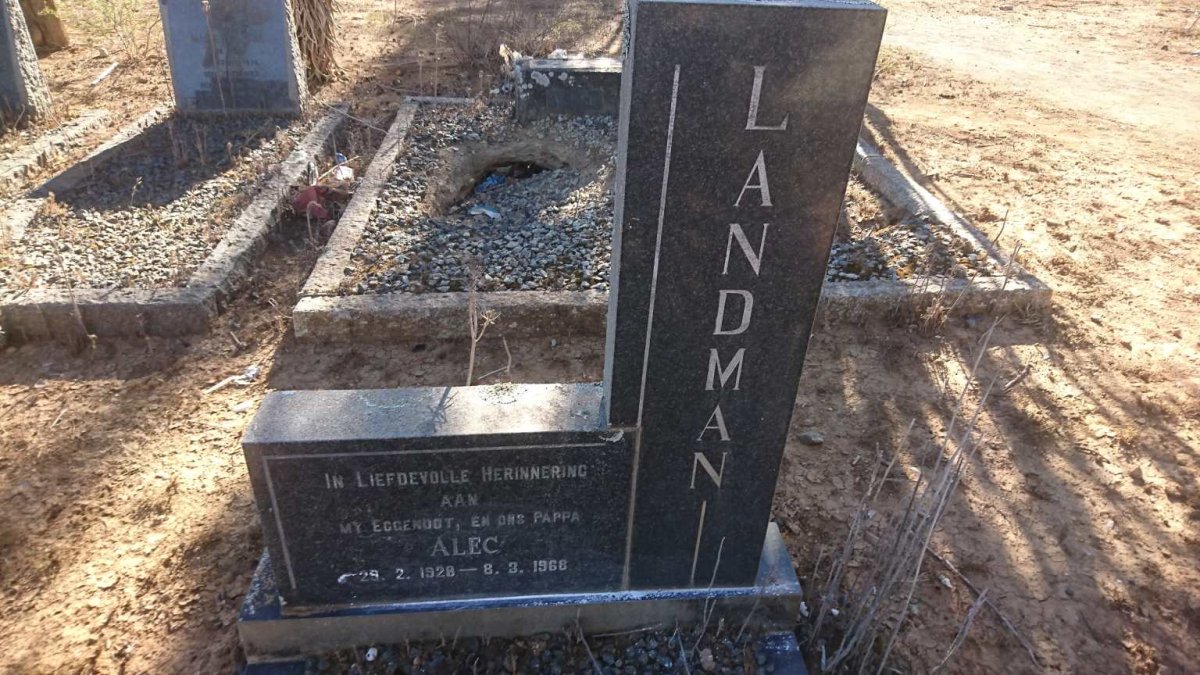 LANDMAN Alec 1928-1968