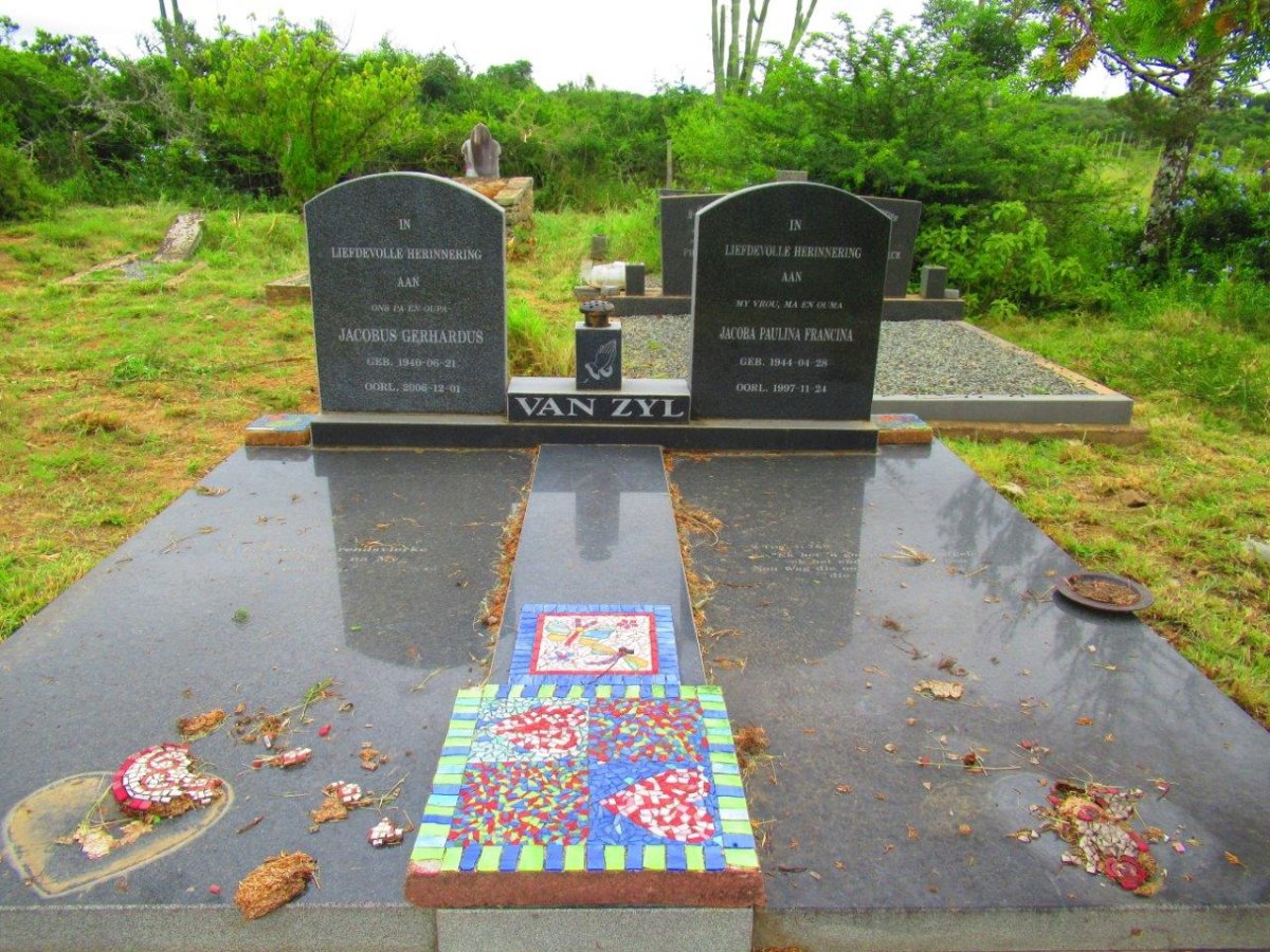 ZYL Jacobus Gerhardus, van 1940-2006 &amp; Jacoba Paulina Francina 1944-1997