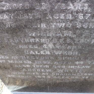 WENTWORTH William -1886 &amp; Elizabeth -1878