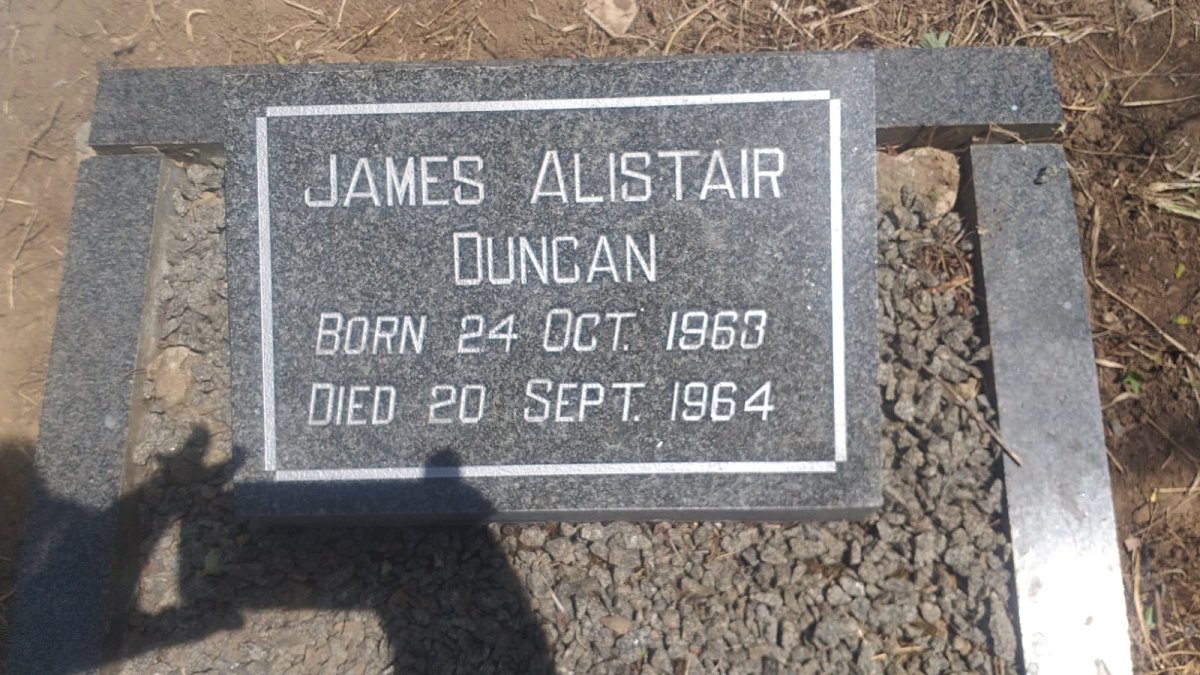 DUNCAN James Alistair 1963-1964