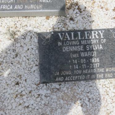 GARDE William Henry 1919-1999 &amp; Gwyneth Kathleen 1925-2018 :: VALLERY Dennise Sylvia nee WARD 1936-2017