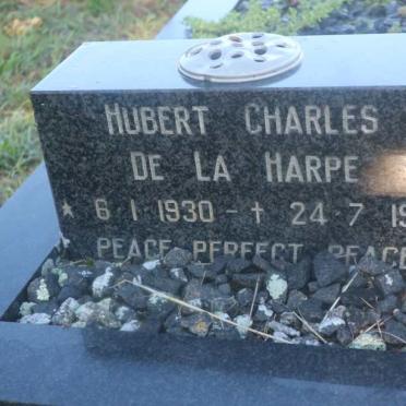 VEALL Alice nee GUSH 1916-1981 :: DE LA HARPE Hubert Charles 1930-1980 &amp; Sheila Anne GUSH 1934-2002