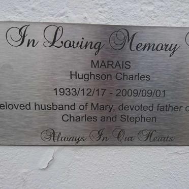 MARAIS Hughson Charles 1933-2009