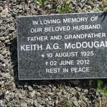 McDOUGALL Keith A.G. 1925-2012