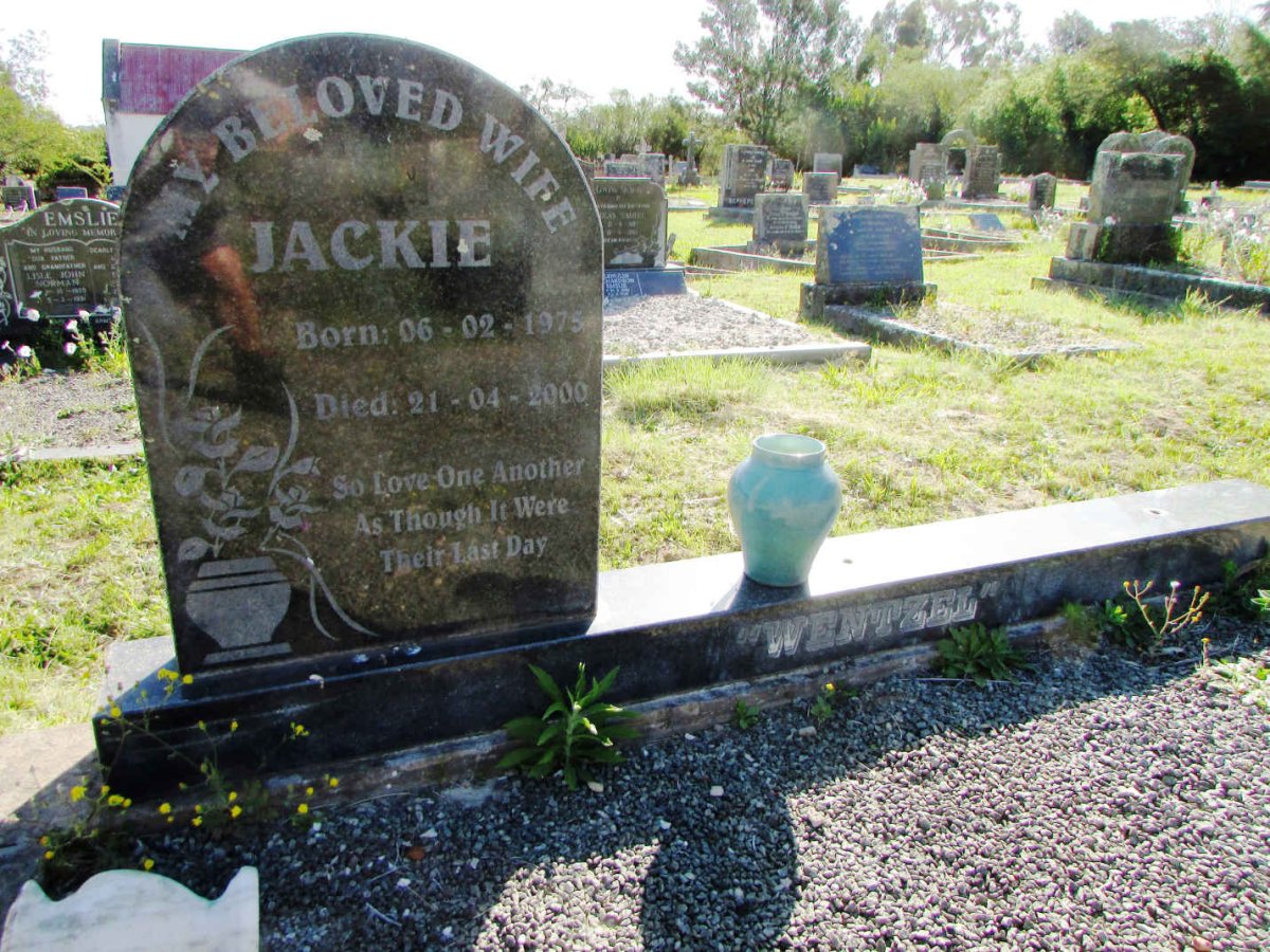 WENTZEL Jackie 1975-2000