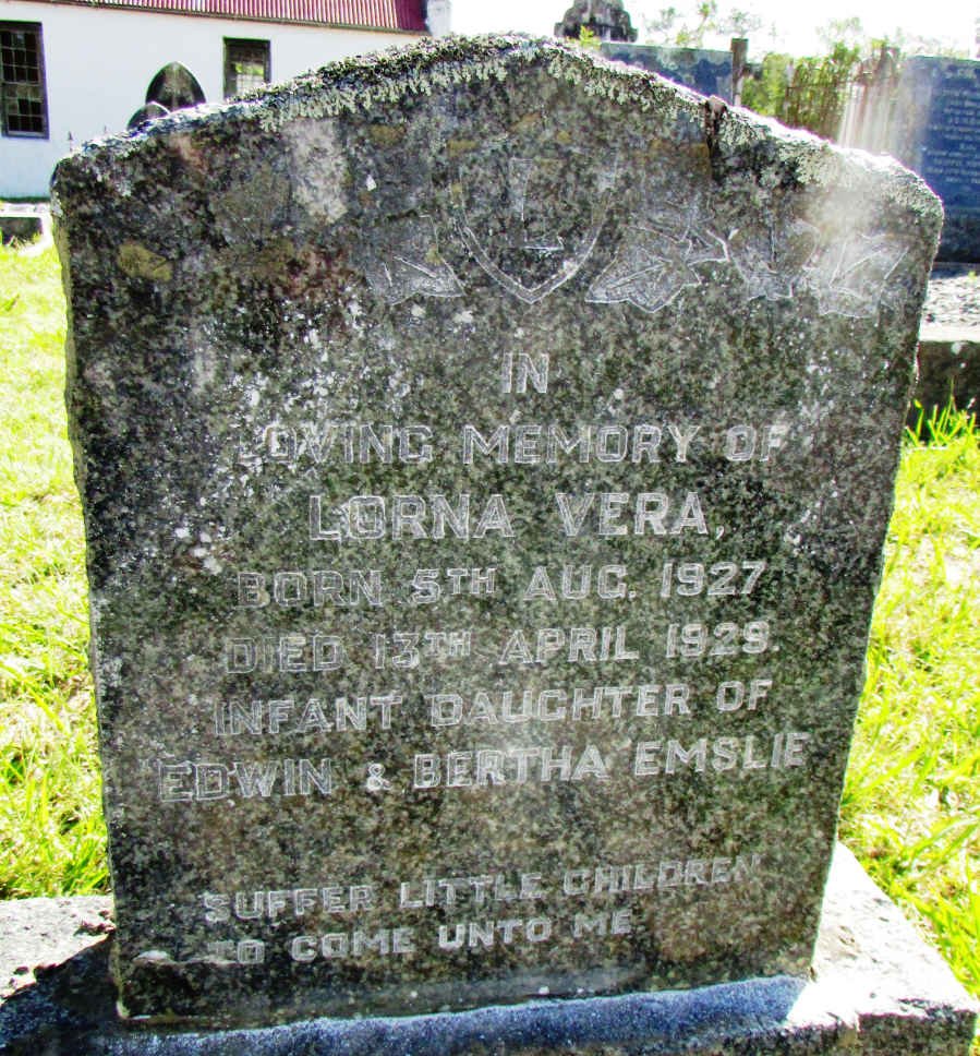 EMSLIE Lorna Vera 1927-1929