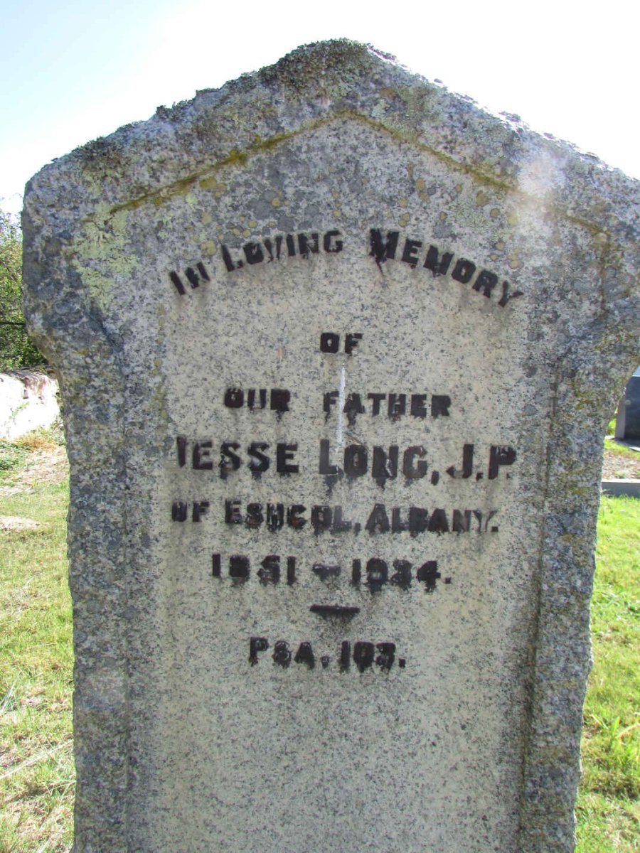 LONG Jesse 1851-1934