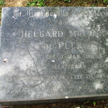 PLESSIS Helgard Muller, du 1935-1988