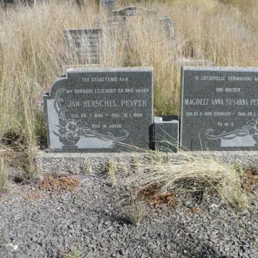 PEYPER Jan Herschel 1886-1964 &amp; Magdelt Anna Susanna GROBLER 1886-1972