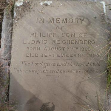 REICHENBERG Philipp 1865-1965