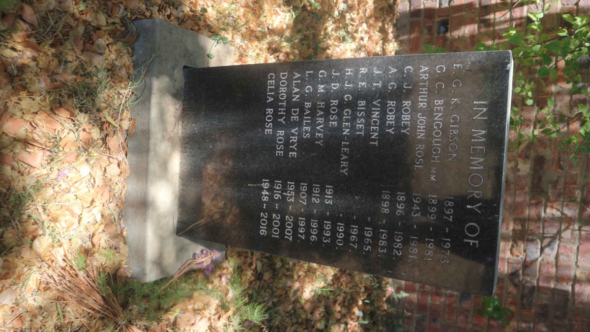 6. Memorial plaque