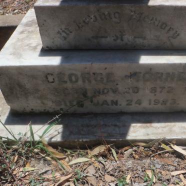 HORNE George 1872-1923