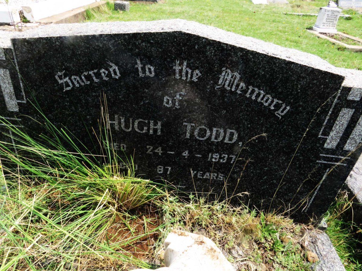 TODD Hugh -1937