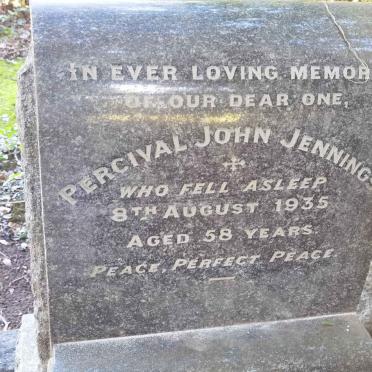 JENNINGS Percival John -1935
