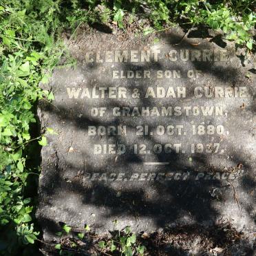CURRIE Clement 1880-1937