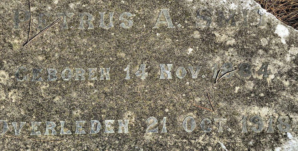 SMIT Petrus A. 1884-1918