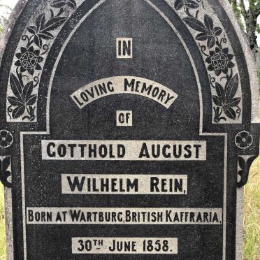 REIN Gotthold August Wilhelm 1858-1915