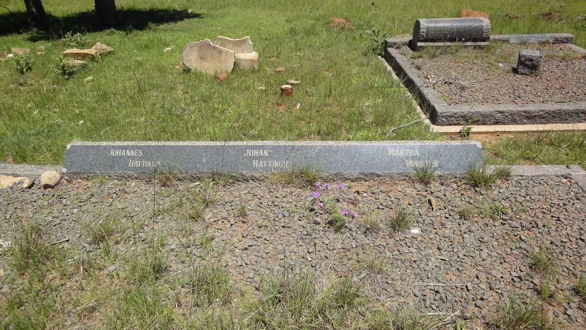 HATTINGH Johannes :: HATTINGH Johan :: HATTINGH Martha nee VOSTER