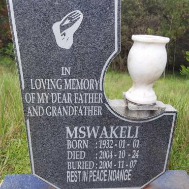 MDINGI Mswakeli 1932-2004