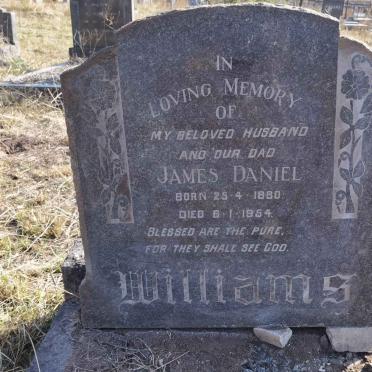 WILLIAMS James Daniel 1880-1954