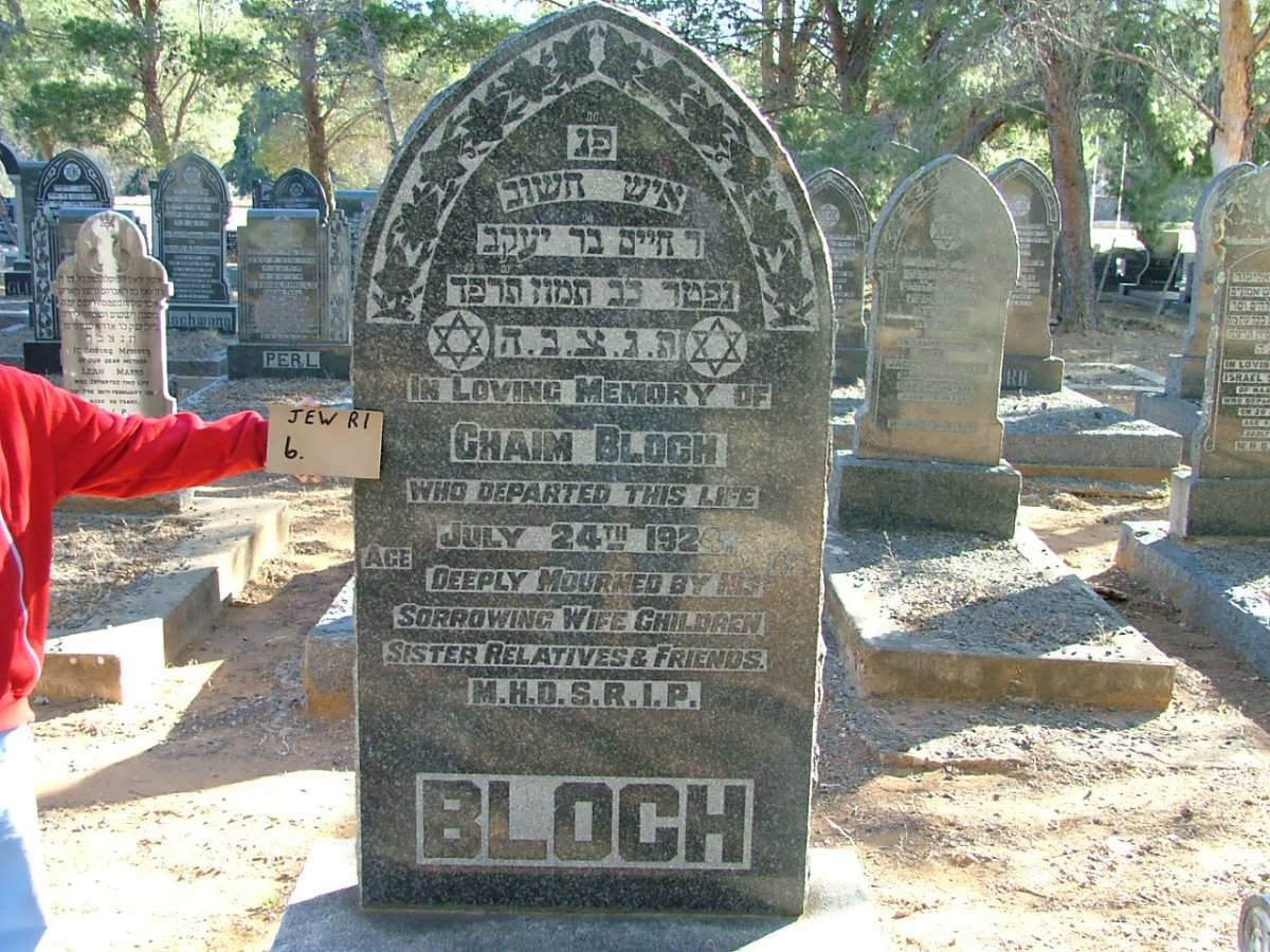 BLOCH Chaim -1924