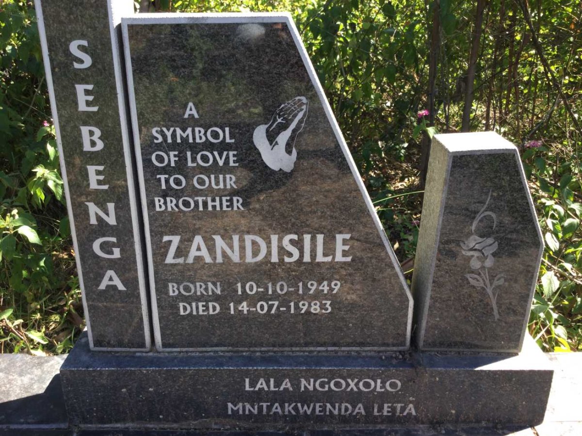 SEBENGA Zandisile 1949-1983
