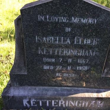 KETTERINGHAM Isabella Elder 1867-1958