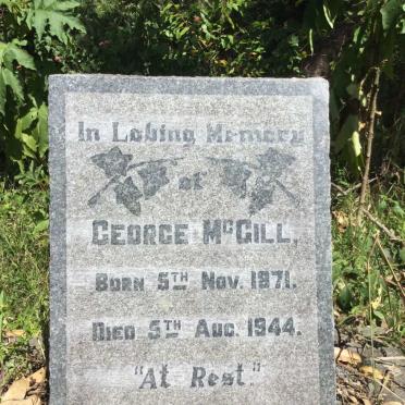 MCGILL George 1871-1944