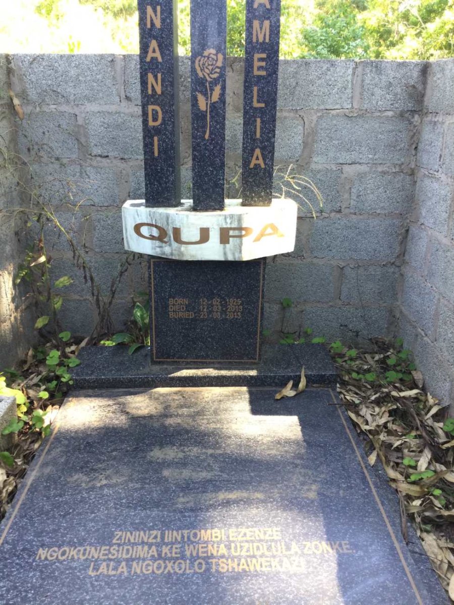QUPA Nandi Amelia 1925-2013