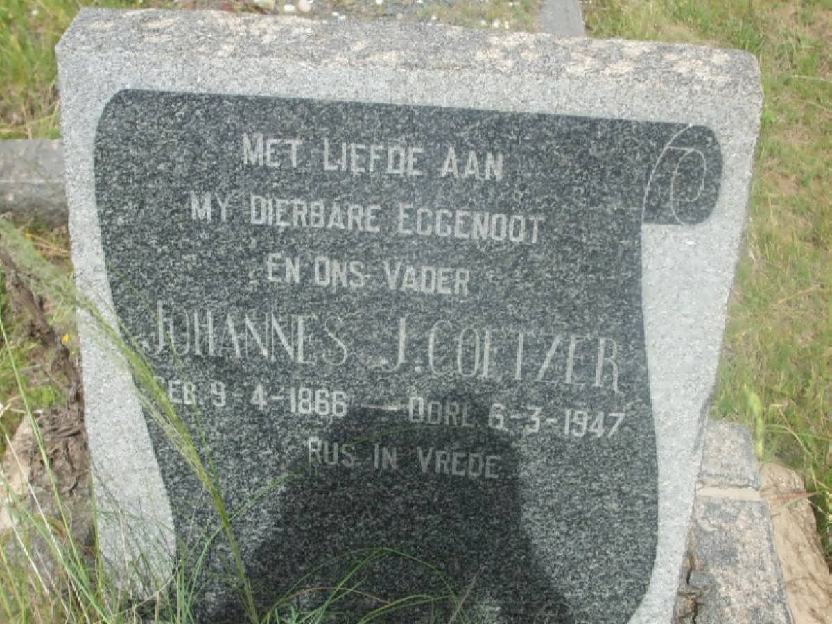 COETZER Johannes J. 1866-1947