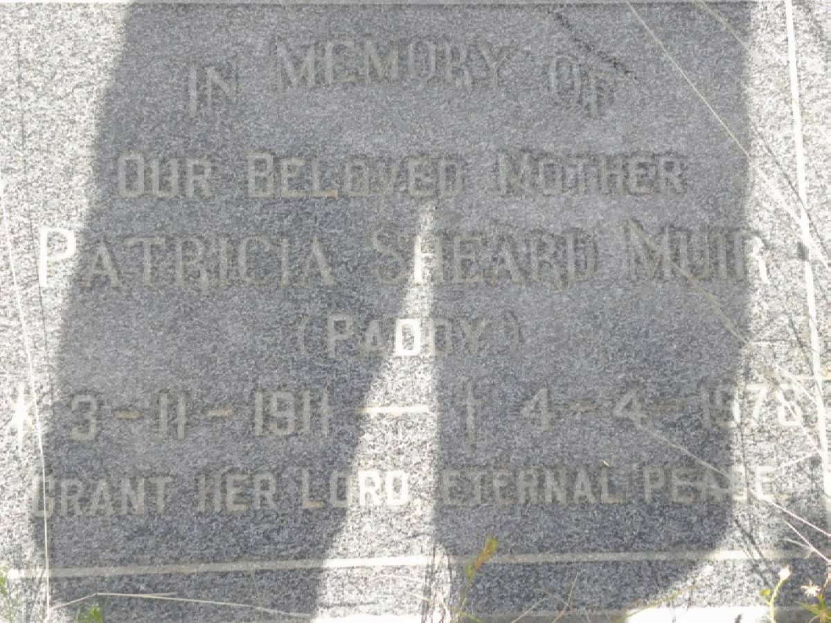 MUIR Patricia Sheard 1911-1978