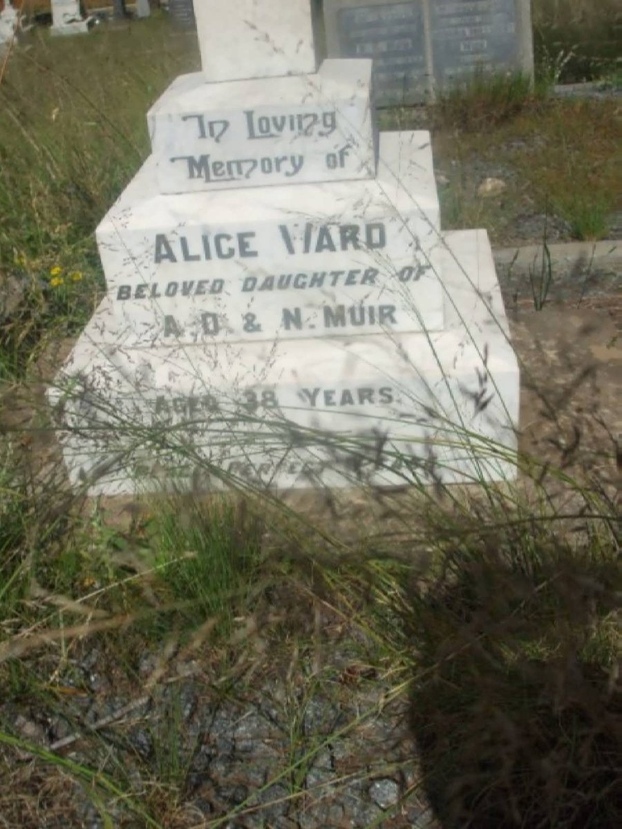 MUIR Alice Ward