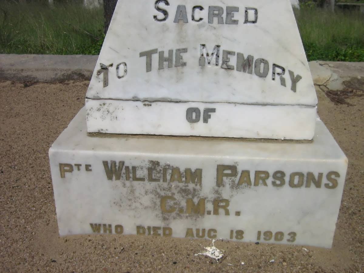 PARSONS William -1903