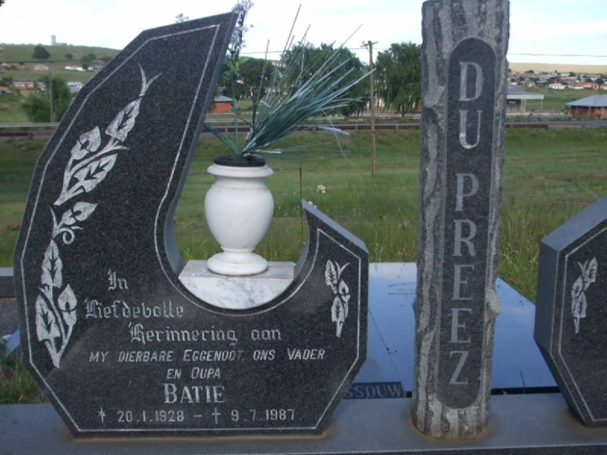PREEZ Batie, du 1928-1987