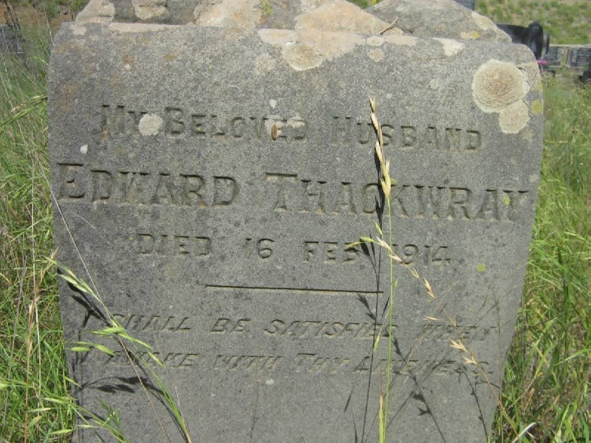 THACKWRAY Edward -1914