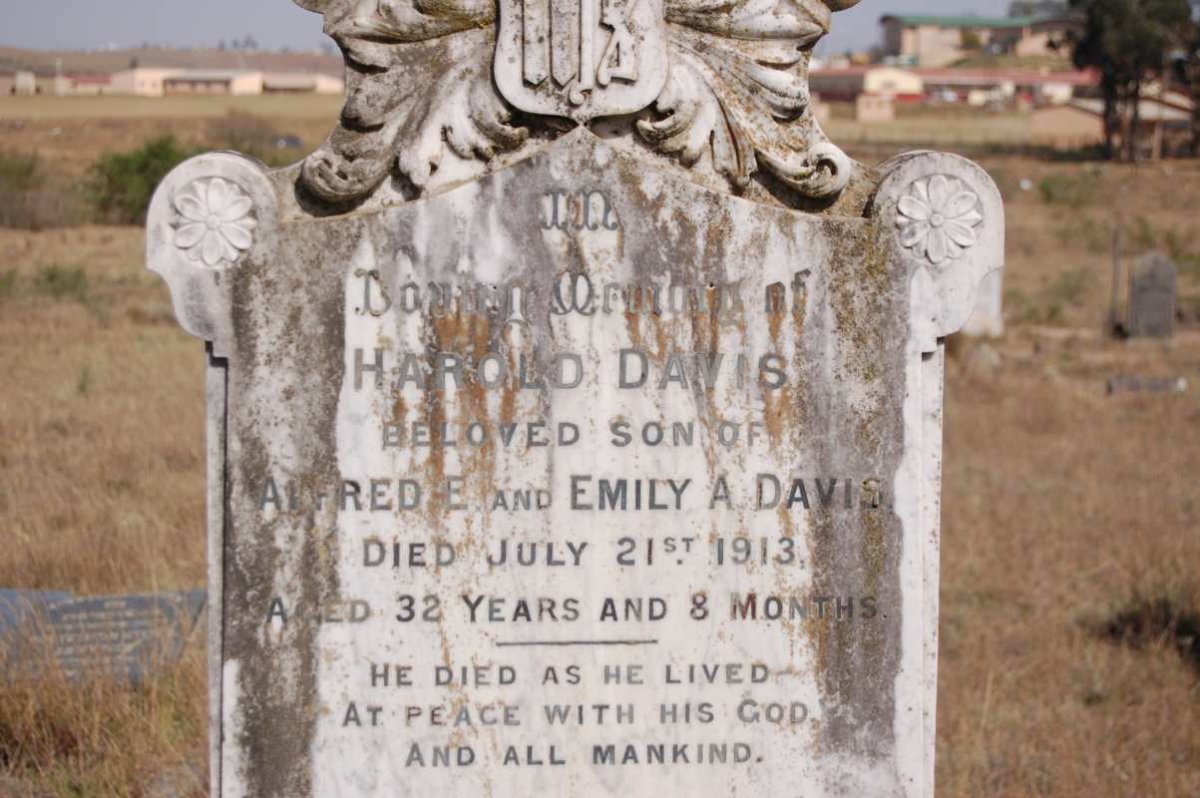 DAVIS Harold -1913