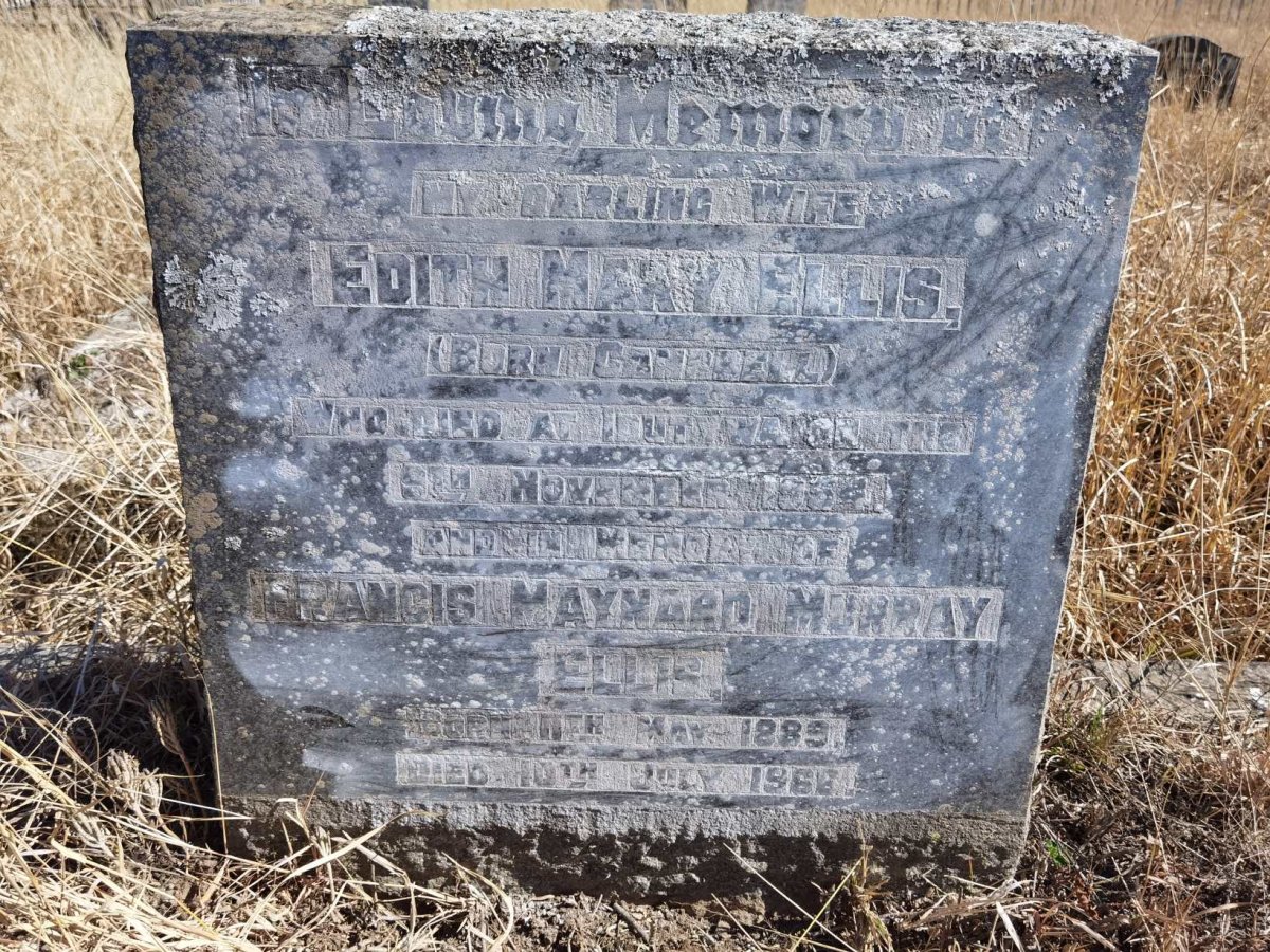ELLIS Francis Maynard Murray 1889-1966 &amp; Edith Mary CAMPBELL -1954