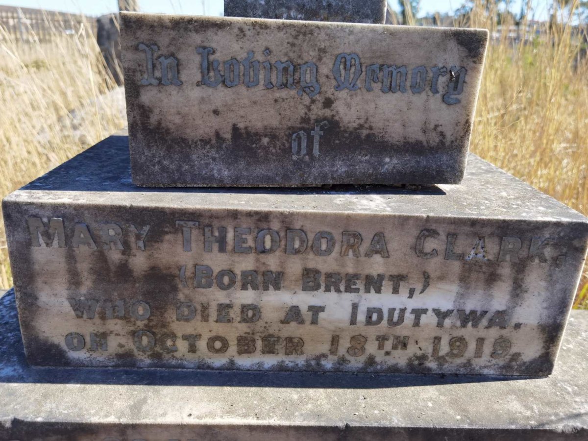 CLARK Mary Theodora nee BRENT -1919