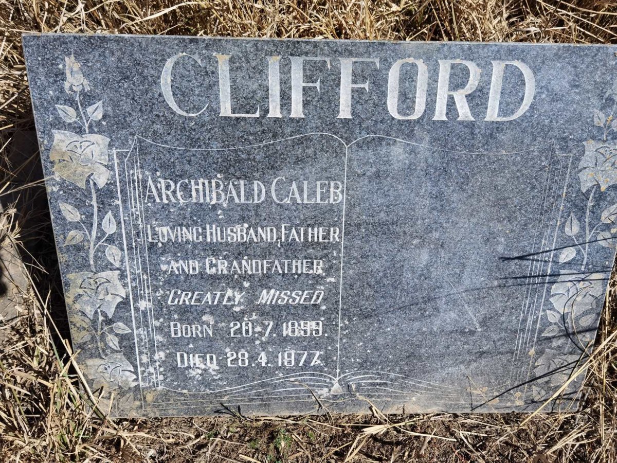 CLIFFORD Archibald Caleb 1899-1977