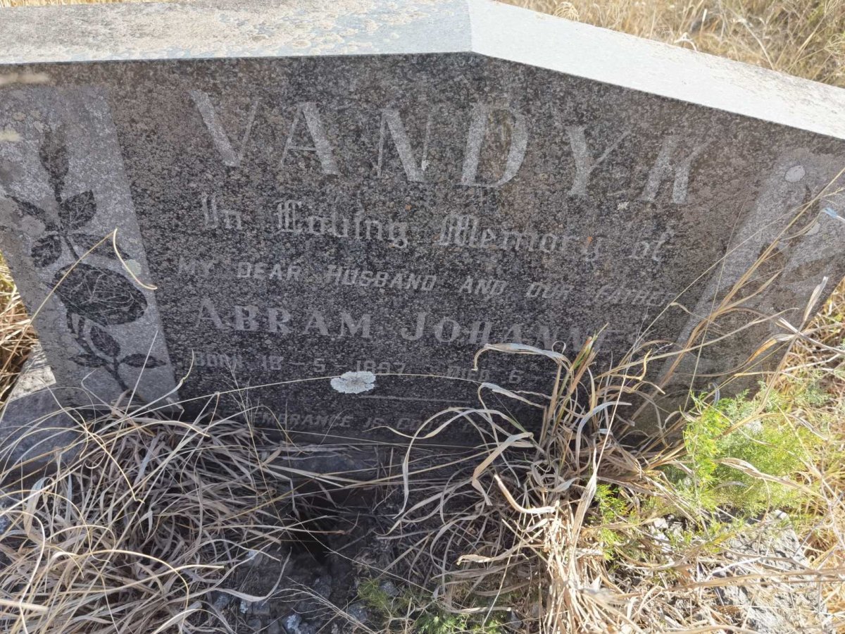 DYK Abram Johannes, van 1897-
