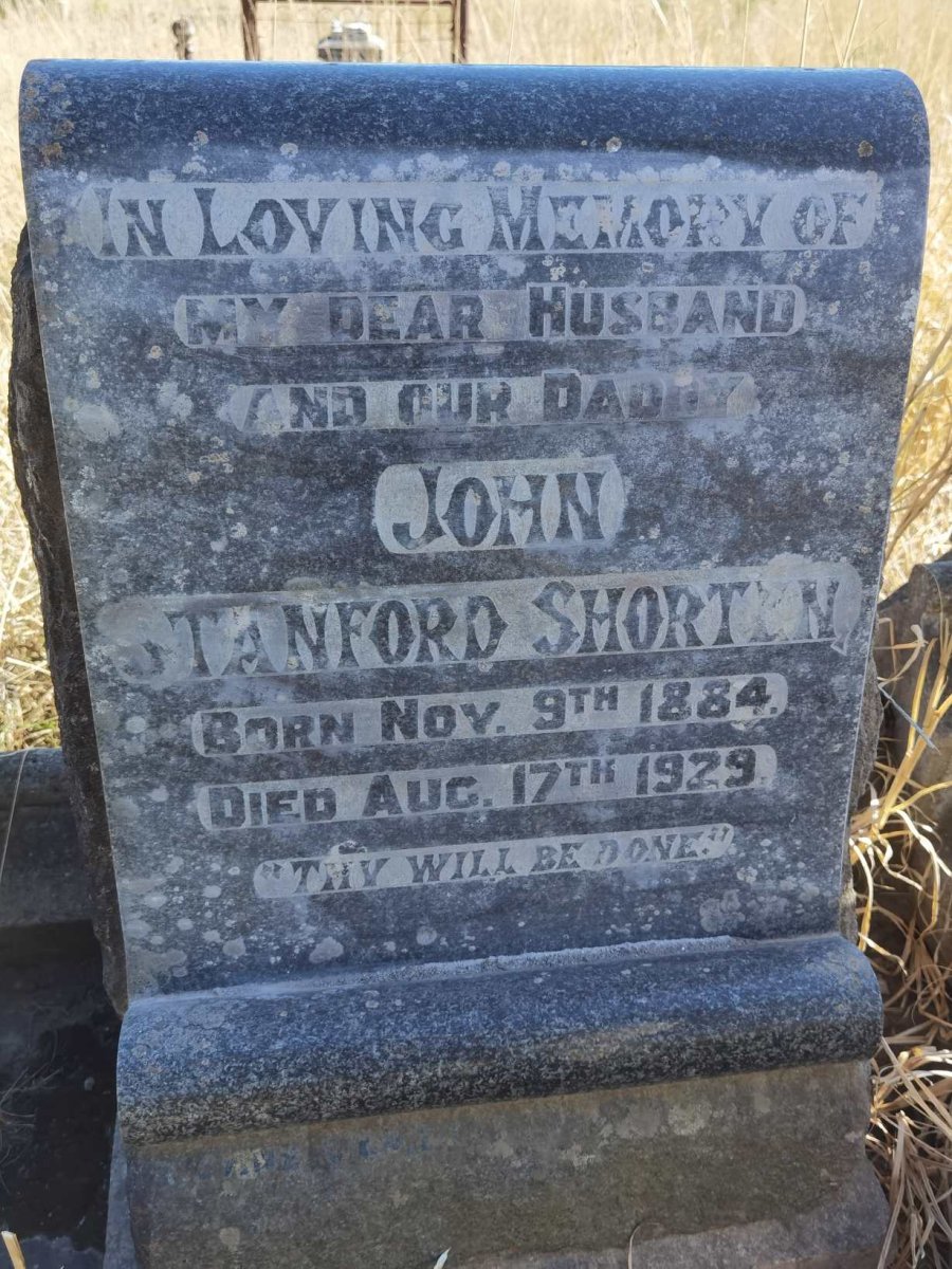 SHORTEN John Stanford 1884-1929