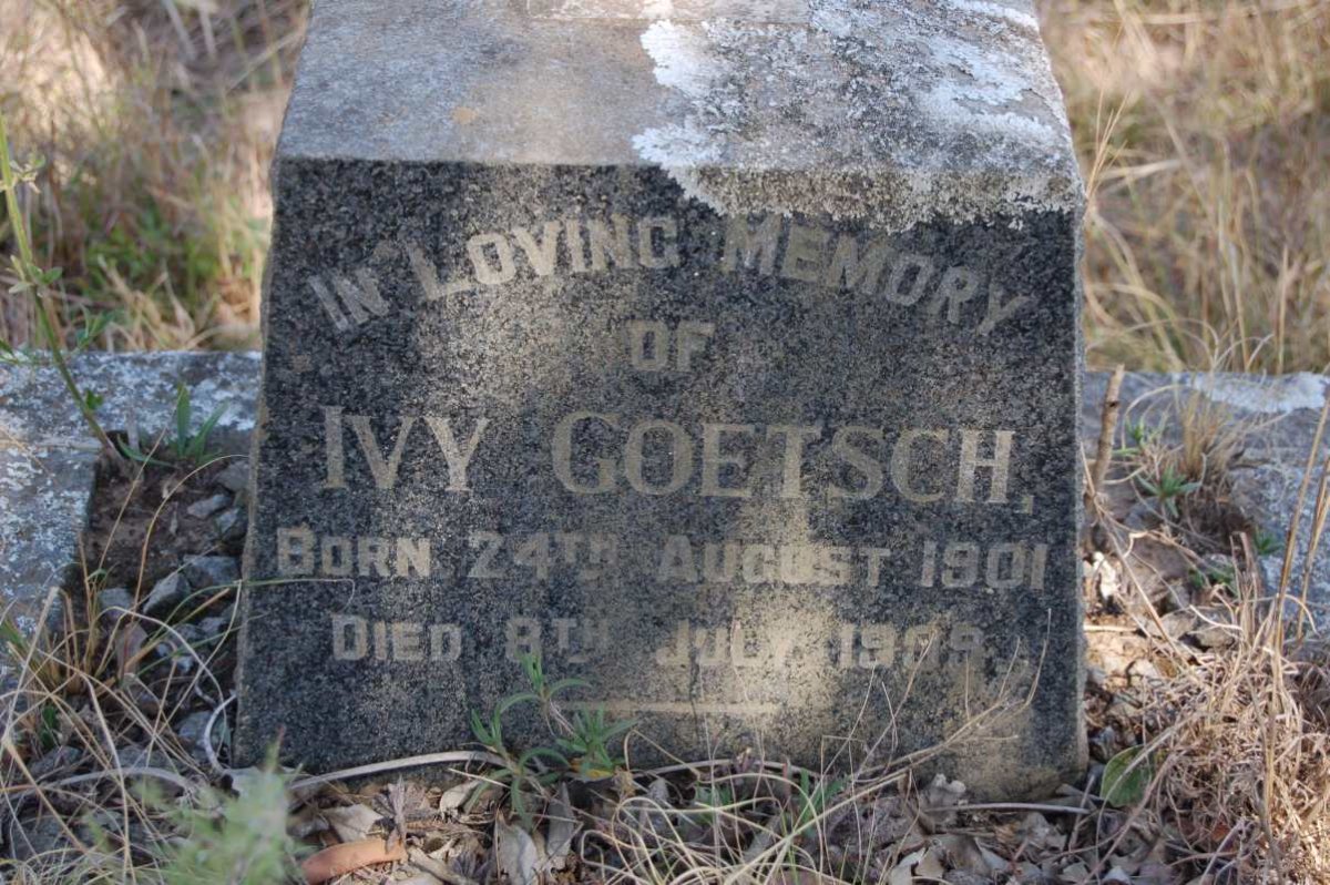 GOETSCH Ivy 1901-1909