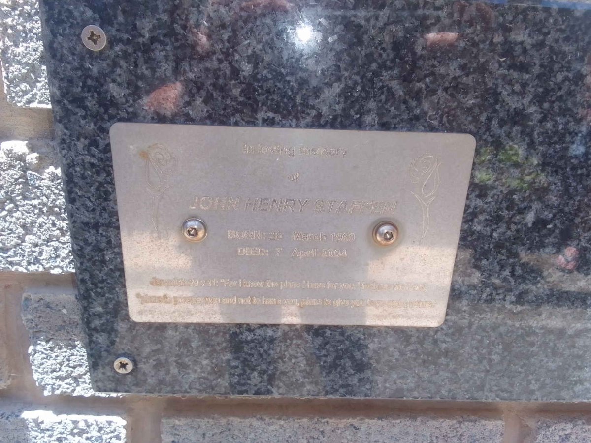 STAFFEN John Henry 1960-2004