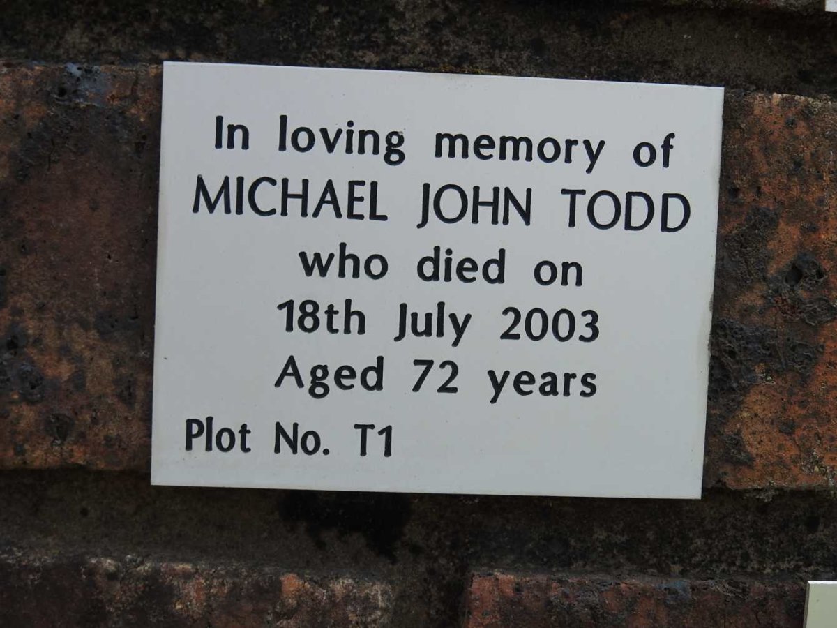 TODD Michael John -2003