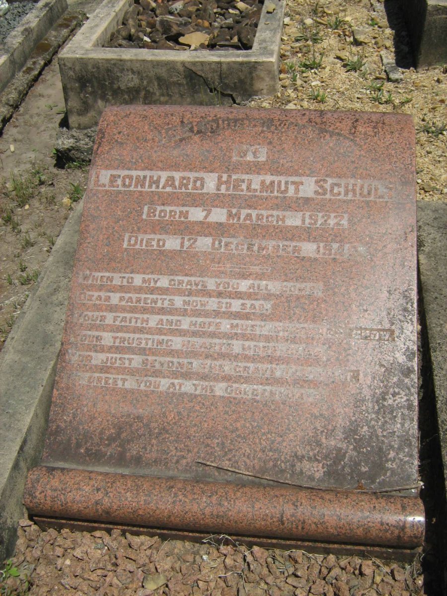 SCHULTZ Leonhard Helmut 1922-1942