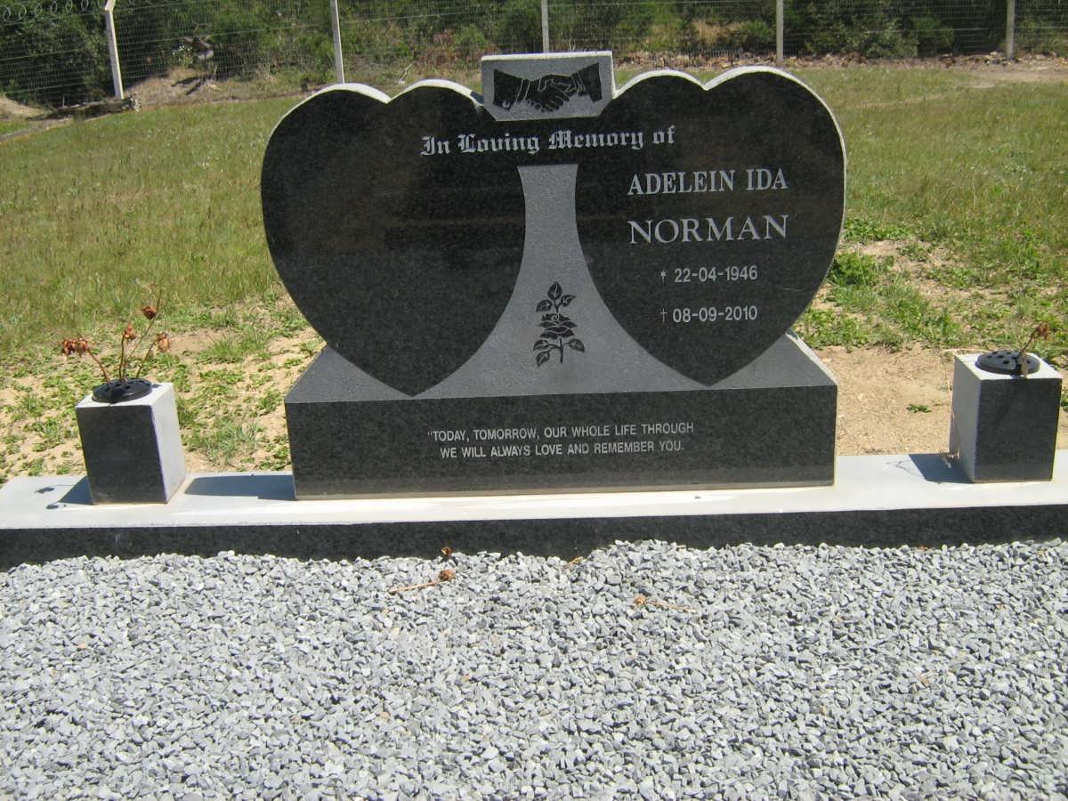 NORMAN Adelein Ida 1946-2010
