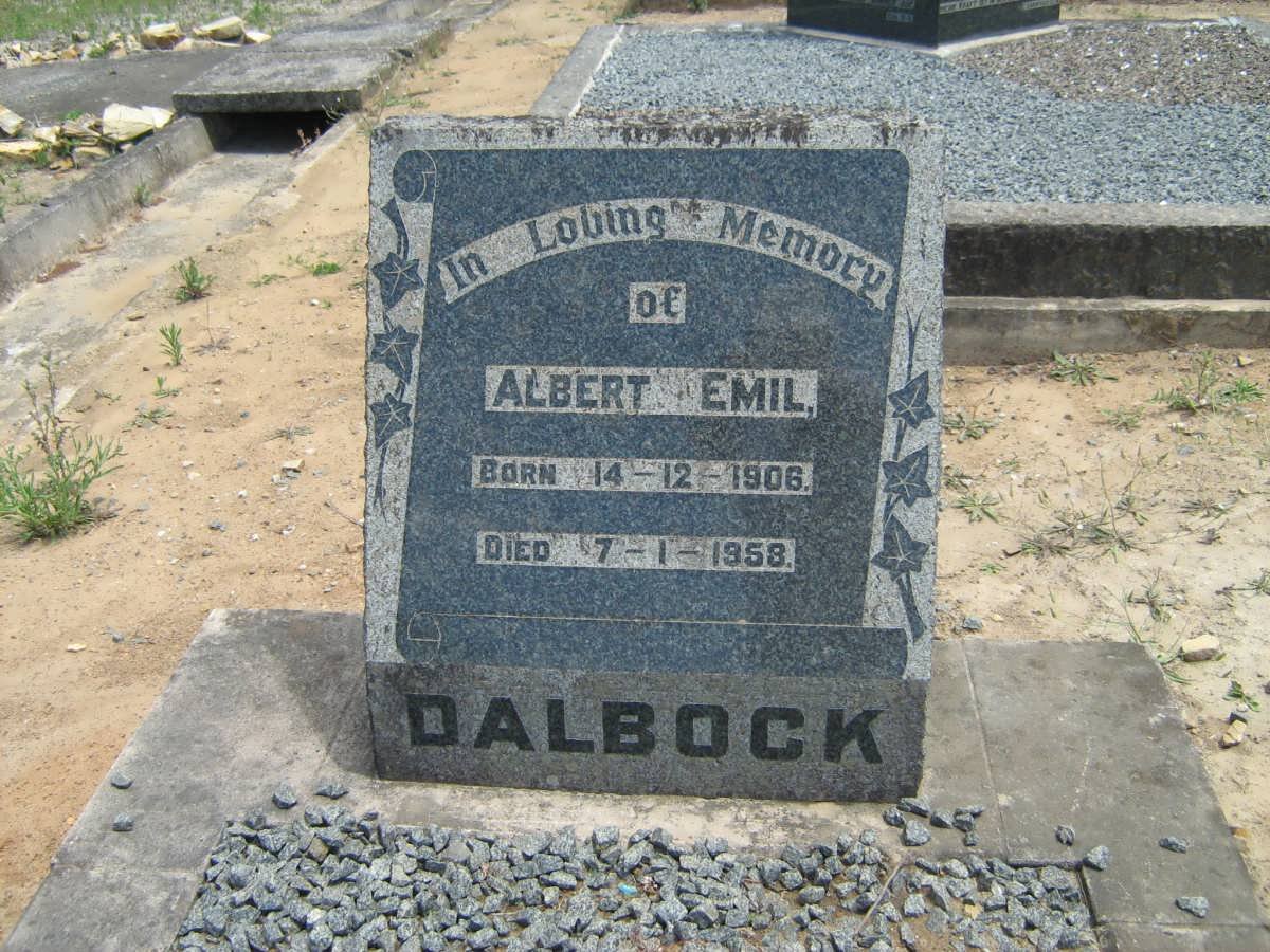 DALBOCK Albert Emil 1906-1958