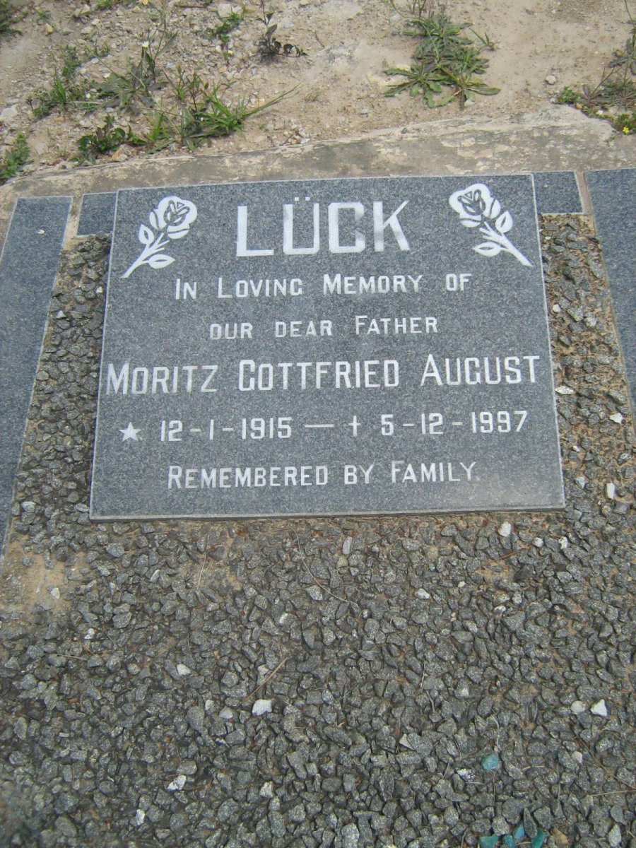 LÜCK Moritz Gottfried August 1915-1997