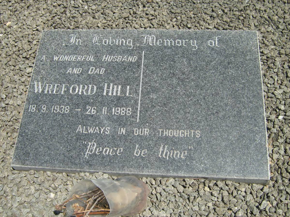 HILL Wreford 1938-1988